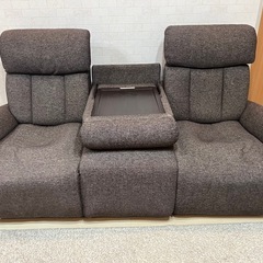 【商談中】電動リクライニングソファ　3人掛け
