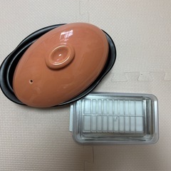 バターケース、レンジ調理用蒸し器