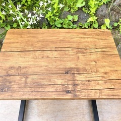 木目調 昇降式デスク 高さ自在 ☆配送応相談☆の画像