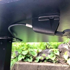 木目調 昇降式デスク 高さ自在 ☆配送応相談☆の画像