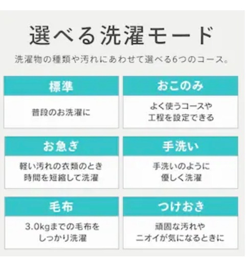 アイリス全自動洗濯機洗濯機ITW-80B01 W