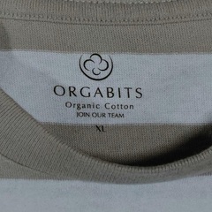 ORGABITS オーガニックコットン ストライプTシャツ