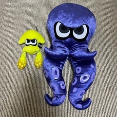 スプラトゥーン　イカ　ぬいぐるみ2体セット