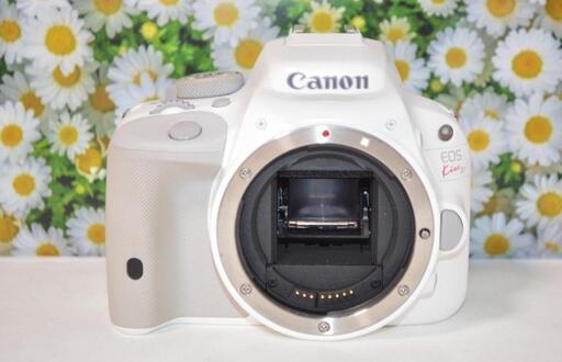 【驚きの値段】 S数4503回❤Canon kiss x7❤希少ホワイト❤スマホ転送❤美品 デジタルカメラ