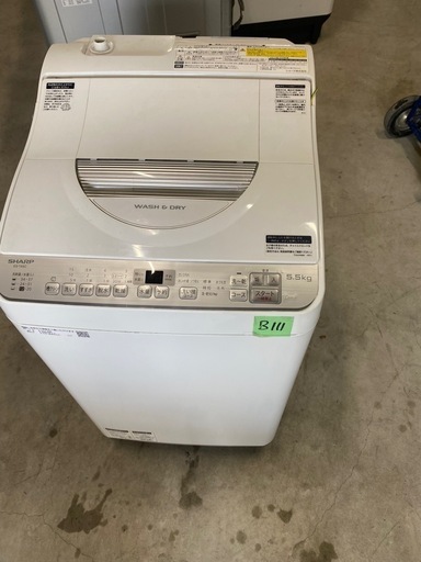 ☆地域限定配達無料★ シャープ洗濯乾燥機　SHARP洗濯機 ☆地域限定配達無料☆ シャープ洗濯乾燥機 SHARP洗濯機 NO B111 ?福岡