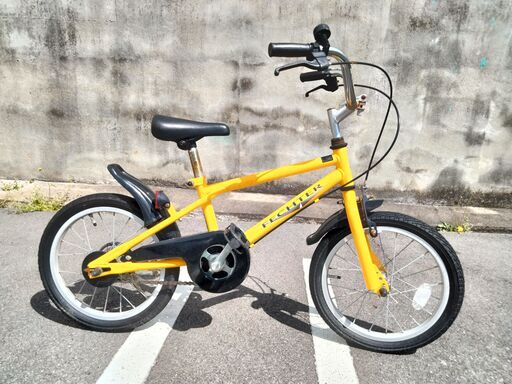 ネットで注文 No 0416) FECHTER 16インチ イエロー 自転車本体