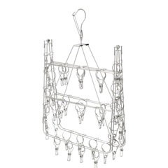 ニトリ　オールステンレス角ハンガー　40ピンチの画像