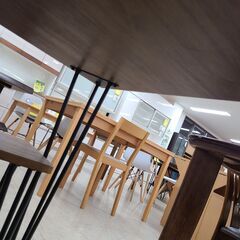 J9265　ダイニグテーブルセット　椅子4脚付き　ウォールナット　クリーニング済み【リユースのサカイ柏店】参考価格23,280円の画像