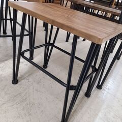 J9265　ダイニグテーブルセット　椅子4脚付き　ウォールナット　クリーニング済み【リユースのサカイ柏店】参考価格23,280円の画像