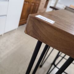J9265　ダイニグテーブルセット　椅子4脚付き　ウォールナット　クリーニング済み【リユースのサカイ柏店】参考価格23,280円の画像