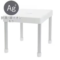 中古★ニトリ軽くて洗いやすいアルミ脚 抗菌風呂いすの画像