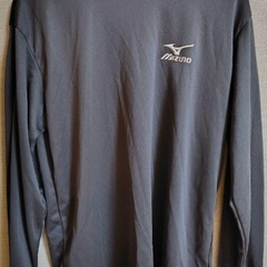 Mizuno グレー 長袖Tシャツ