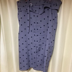 しまむら　ヒナさんコラボ水玉ロングスカート
