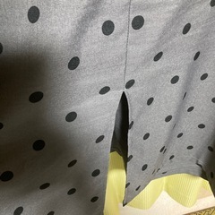 しまむら　ヒナさんコラボ水玉ロングスカート
の画像