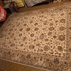じゅうたん絨毯カーペットハンガリー製6畳253㎝ｘ357㎝ベージ...