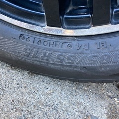 アルミ夏タイヤセット　185/55r15の画像