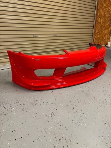 S15 シルビア ベルテックス Lang フロントバンパー 割れ有　手渡し限定 S15 シルビア ベルテックス Lang フロントバンパー 割れ有