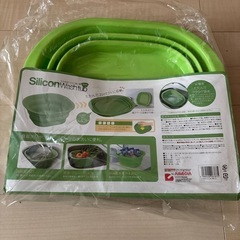 たためるシリコン洗い桶　シンクボールつけ置き洗いの画像