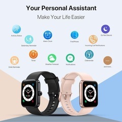 新品スマートウォッチAlexa対応/iPhone/Android...