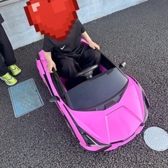 ランボルギーニ 子供 電動乗用カー 乗用ラジコン ノーマルバージョン ピンクの画像