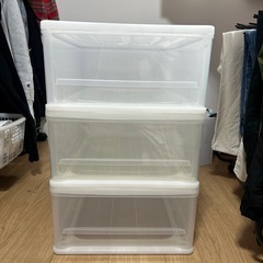 ニトリ　収納ケース3段