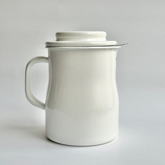 野田琺瑯　オイルポット800ml 活性炭フィルター付の画像