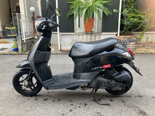 レッツ‼️スズキ❗️自賠責有り　ブラック！絶好調‼️原付　スクーター　バイク