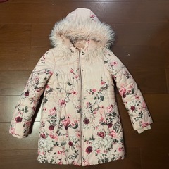 LCワイキキ♡140 中綿ダウンコート♡ベビーピンクと中のふわふわがかわいい♡の画像