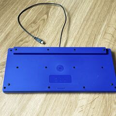 チャレンジタッチ　キーボード　動作未確認　　青　ブルーの画像
