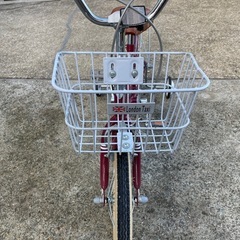 美品　
子供用自転車 16インチ ロンドンタクシー クラシック 男の子 女の子 補助輪 バスケット 標準装備 レッド 4歳 5歳 6歳 7歳の画像