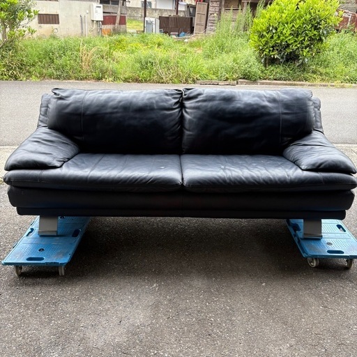 福岡】Italsofa italsofa イタリアンソファ 本革 2人掛け