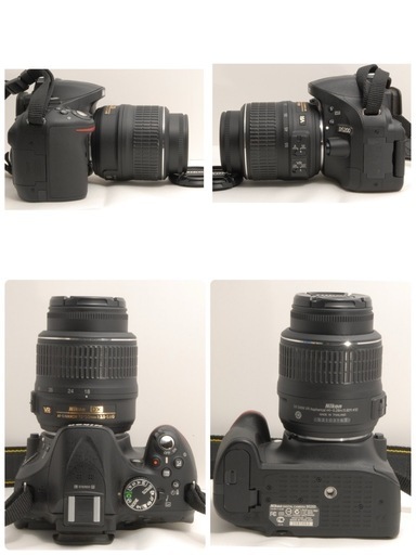 スマホ転送OK！ Nikon D5200 一眼レフ☆高画質 18-55mm VR