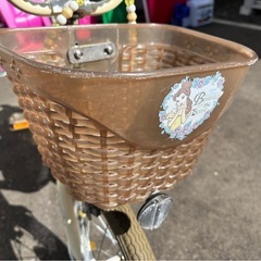 16インチ 身長92～122cm 子供用自転車 ディズニー 美女と野獣 ベルS 自転車 女の子　補助輪 の画像