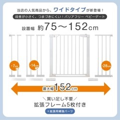 【引取り限定】
ベビーゲートの画像
