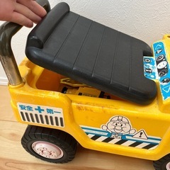 アンパンマン 乗れるショベルカー　玩具　乗り物　ショベルカーの画像