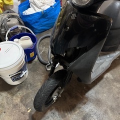 スズキ LETS 外装割れありの画像
