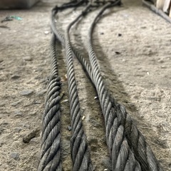 ワイヤーロープ4本セットの画像