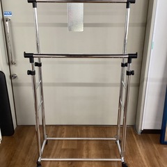 パイプハンガー(ダブル)【町田市再生家具】0418