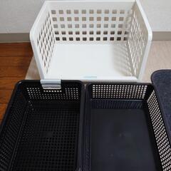 プラスチックカゴまとめての画像