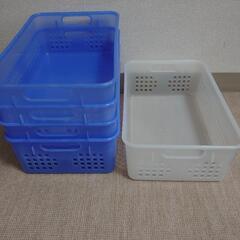 プラスチックカゴまとめての画像