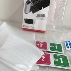 【未使用品】Nintendo Switch 有機EL専用クリアケース 任天堂 スイッチ 本体保護ケース カード収納 ゲーム機器アクセサリーの画像