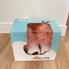 アティパス　ピンク　フリル　Mサイズ　ファーストシューズの画像