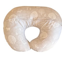 授乳クッション１位／ 授乳クッション へたらない 洗濯機で丸洗い カバー 綿100％ 二重ガーゼ 丸洗い ベビー お座り 授乳姿勢 マタニティ の画像