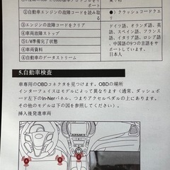 OBD II 自動車診断機
の画像