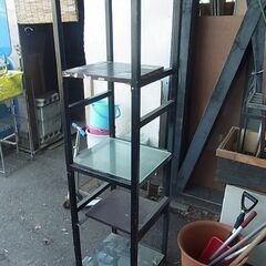 アイアン　オープンシェルフ　オープンラック　フリーラック　ディス...