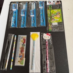 新品　未使用　えんぴつ　消しゴム　定規セット　文具