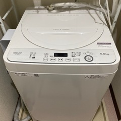 洗濯機　SHARP 5.5キロ　　2020年製