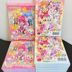 大特価！プリキュア A6ちっちゃぬりえ15冊&メモ帳5冊セット