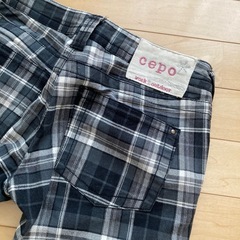 チェックパンツ　　の画像