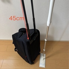 【ボストンキャリー】⚠️傷あり　二輪キャスター付きボストンバッグの画像